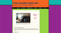 Desktop Screenshot of ithacasingles.org